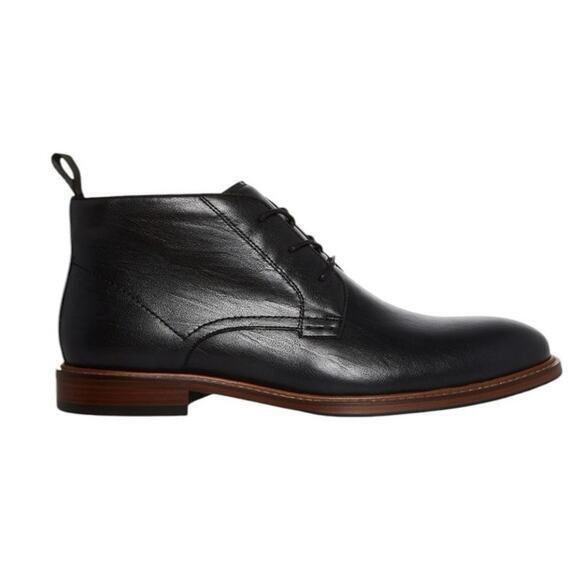 NWOT Steve Madden Men\'s 8 Chevy Chukka Boot Men Black & Brown Lace Up Dress Boot main image 6